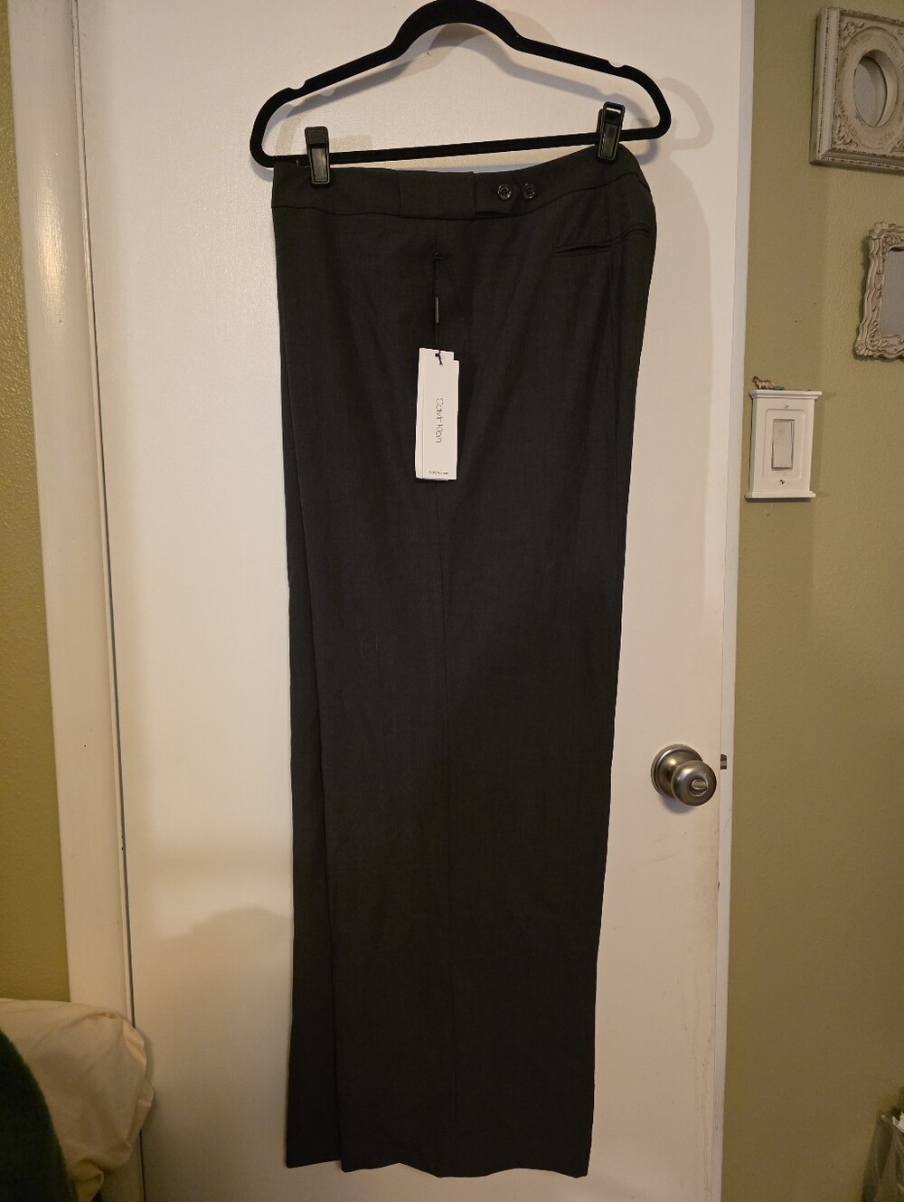 Calvin Klein Dark Charcoal Dress Pants - Straight Leg